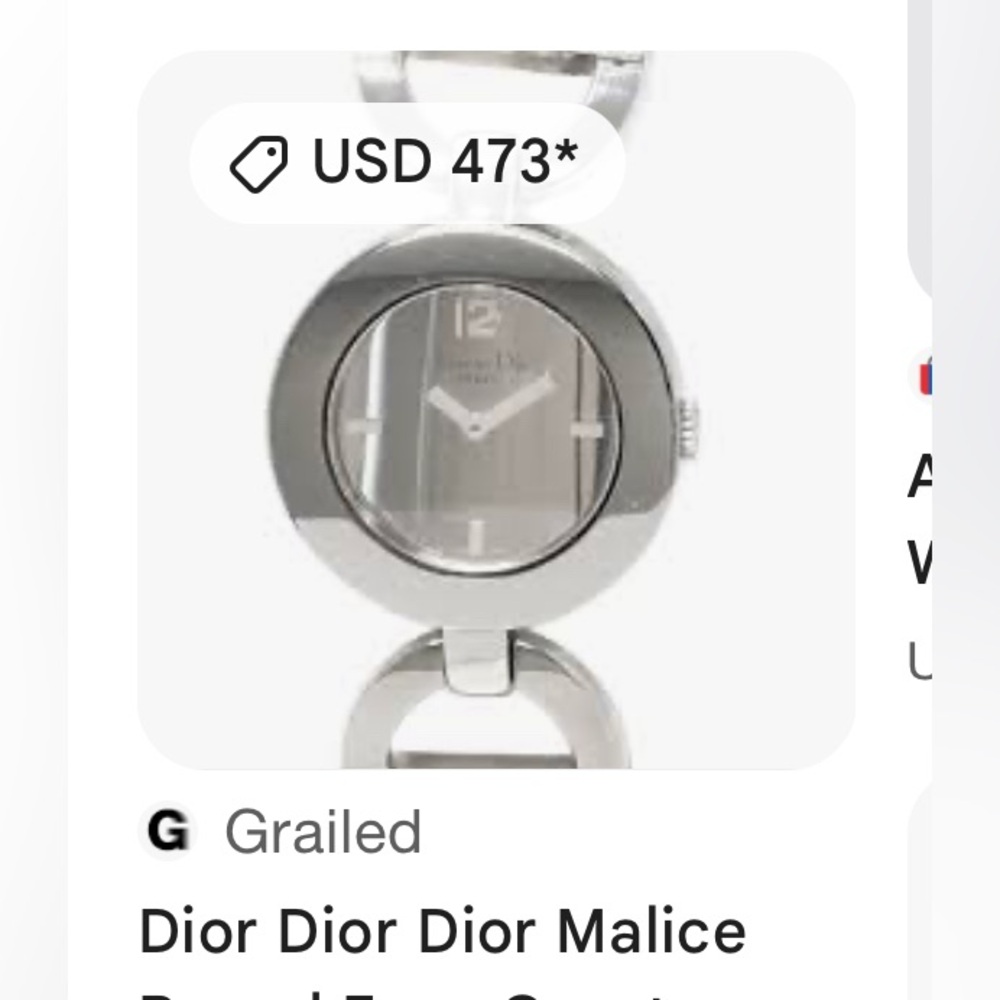 Christian Dior Malice. Stainless steel Model number : CD022110. - Picture 13 of 13